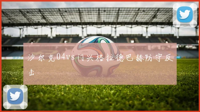 沙尔克04vs门兴格拉德巴赫防守反击